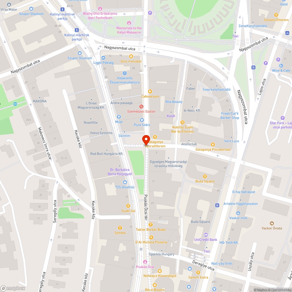 Úton parkolás bejelentés helye