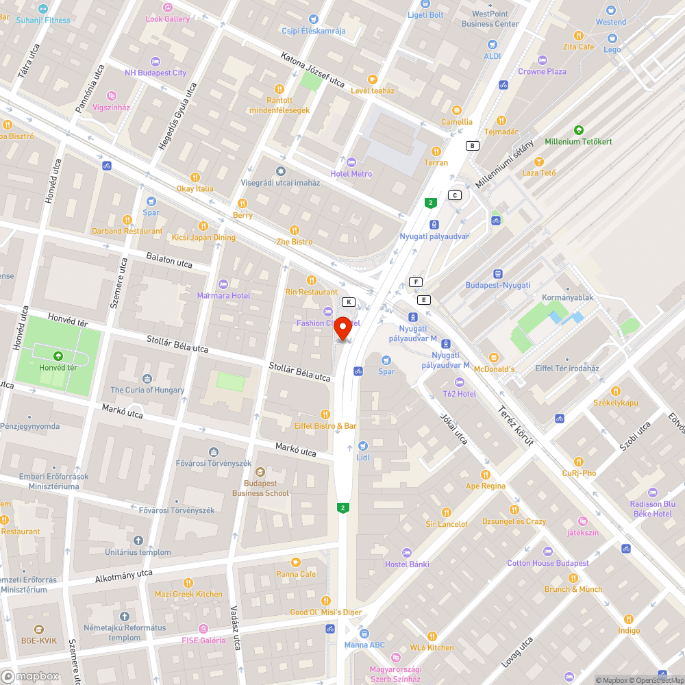 Elferdült, kinyílt utcai szemetes bejelentés helye