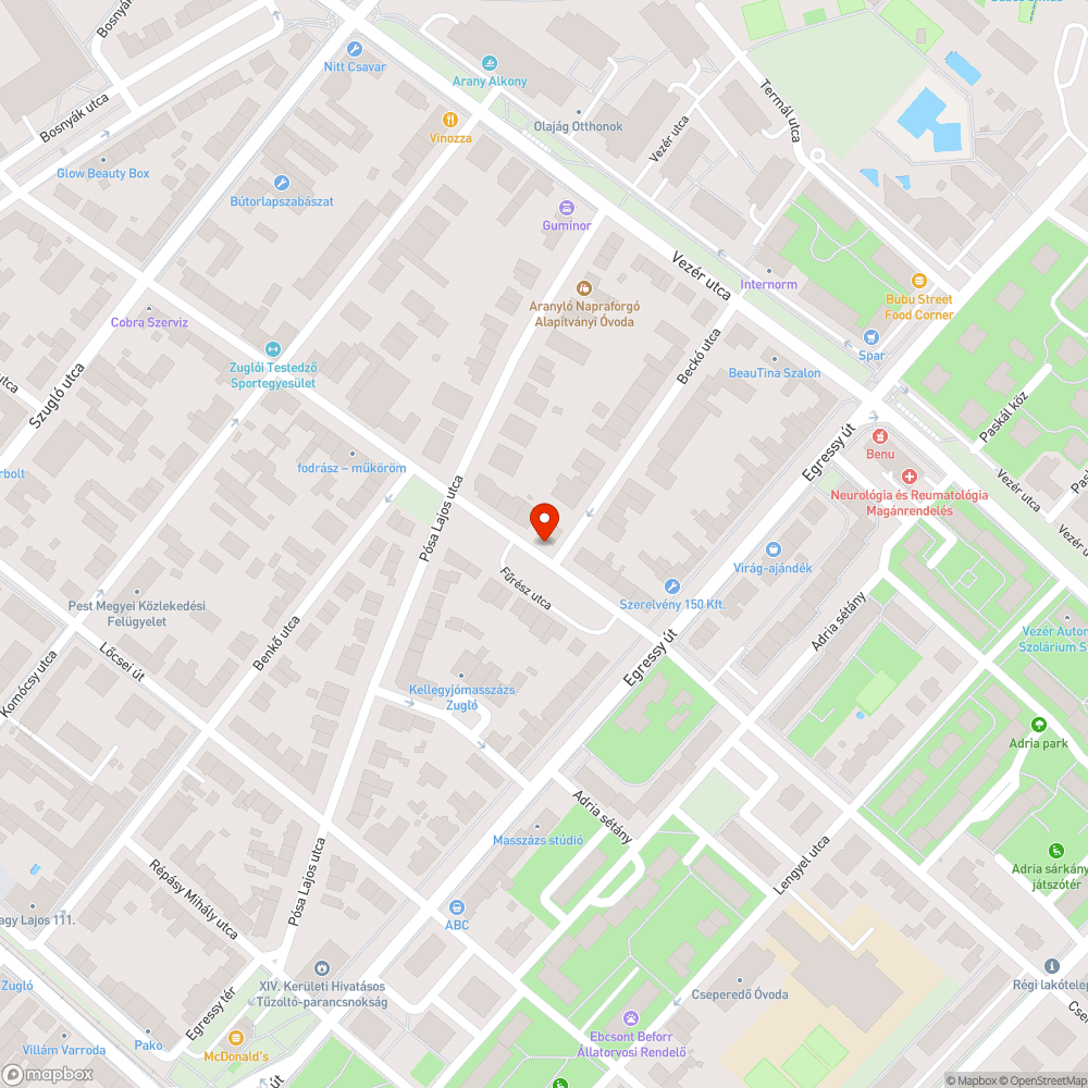 Elhagyott rendszám nélküli autó bejelentés helye