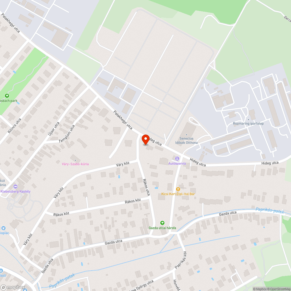 Kiegett lampa bejelentés helye