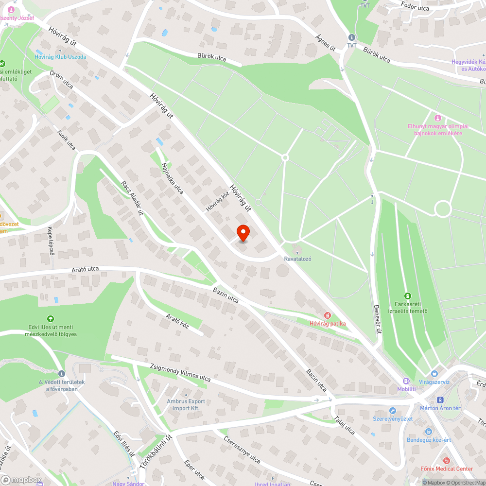 Ottfelejtett autó bejelentés helye