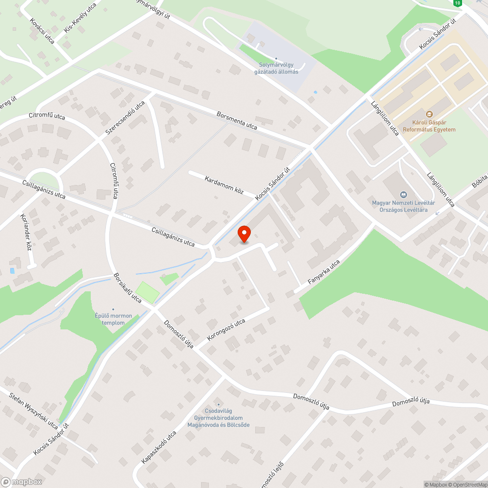 Illegálisan közterületen hagyott építési hulladék bejelentés helye