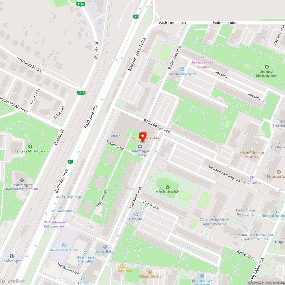 Kiégett neonok bejelentés helye