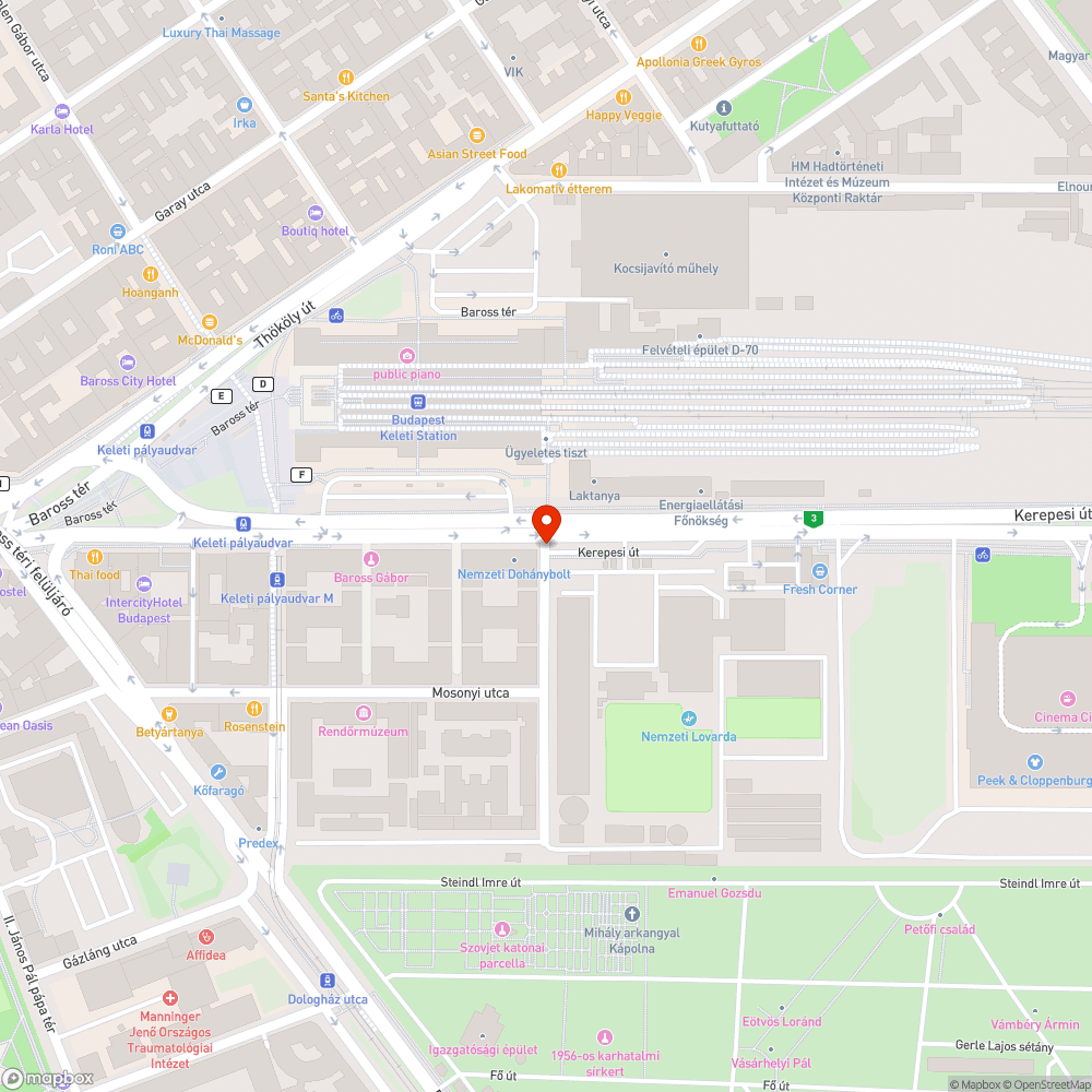 Szinte láthatatlan zebra bejelentés helye