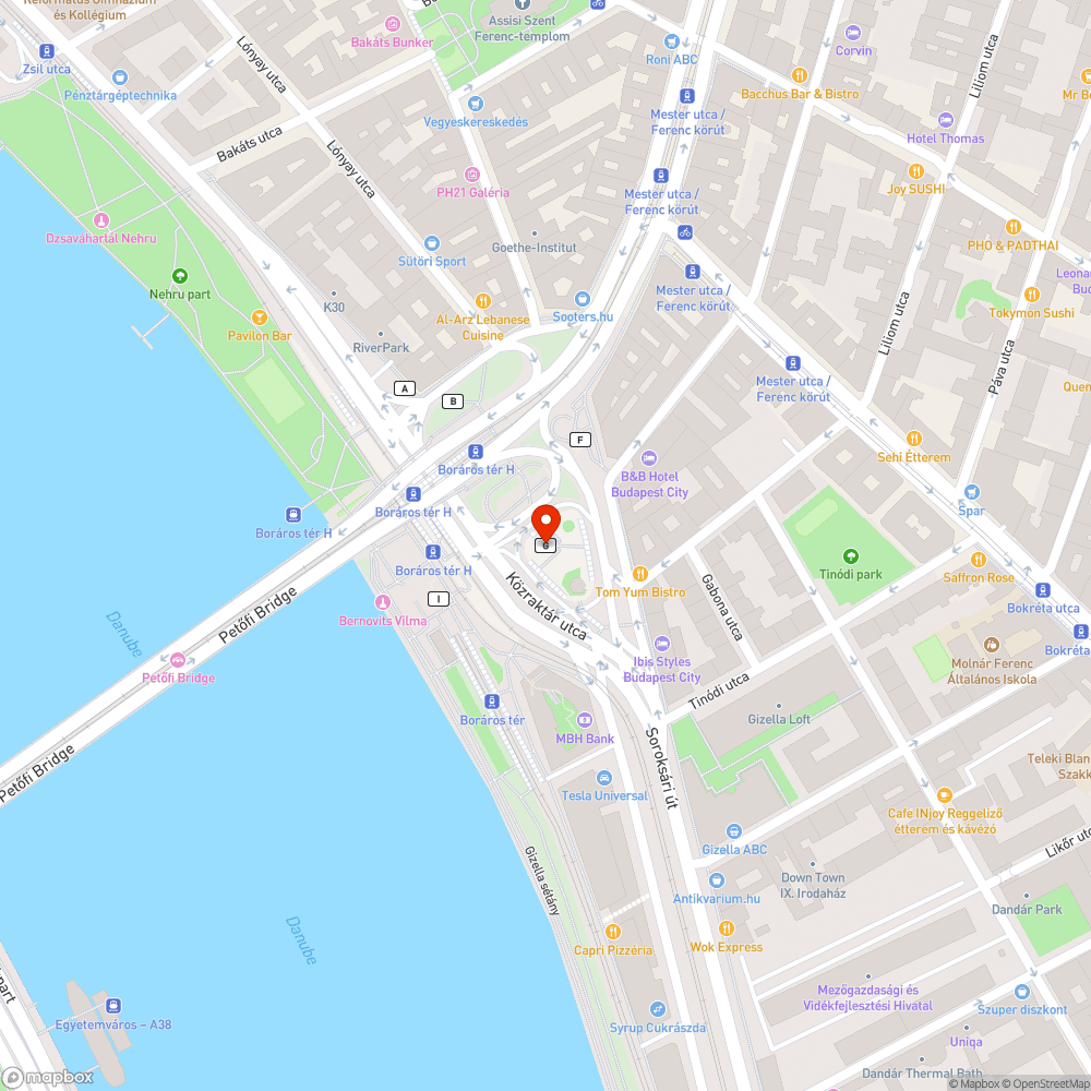 Rozsdás, firkás oszlopok bejelentés helye