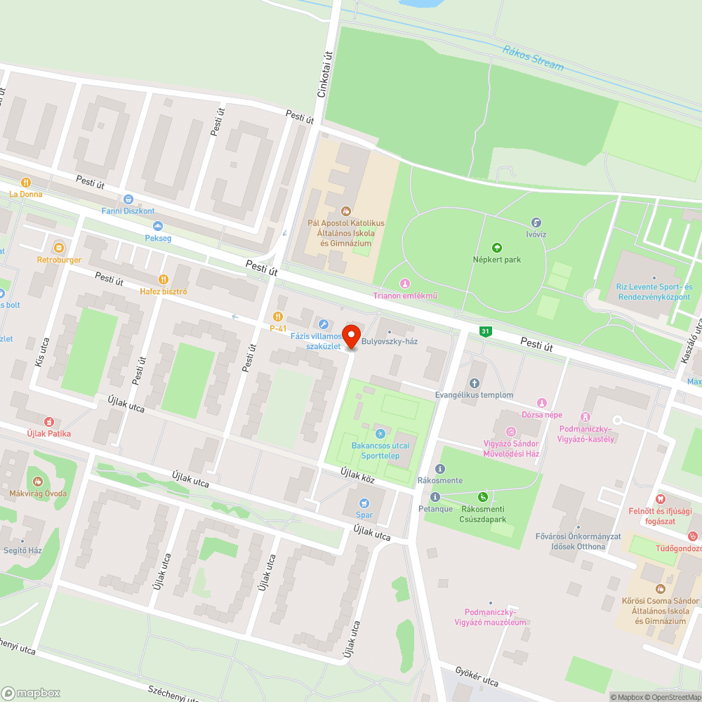 Utcatábla anomália bejelentés helye