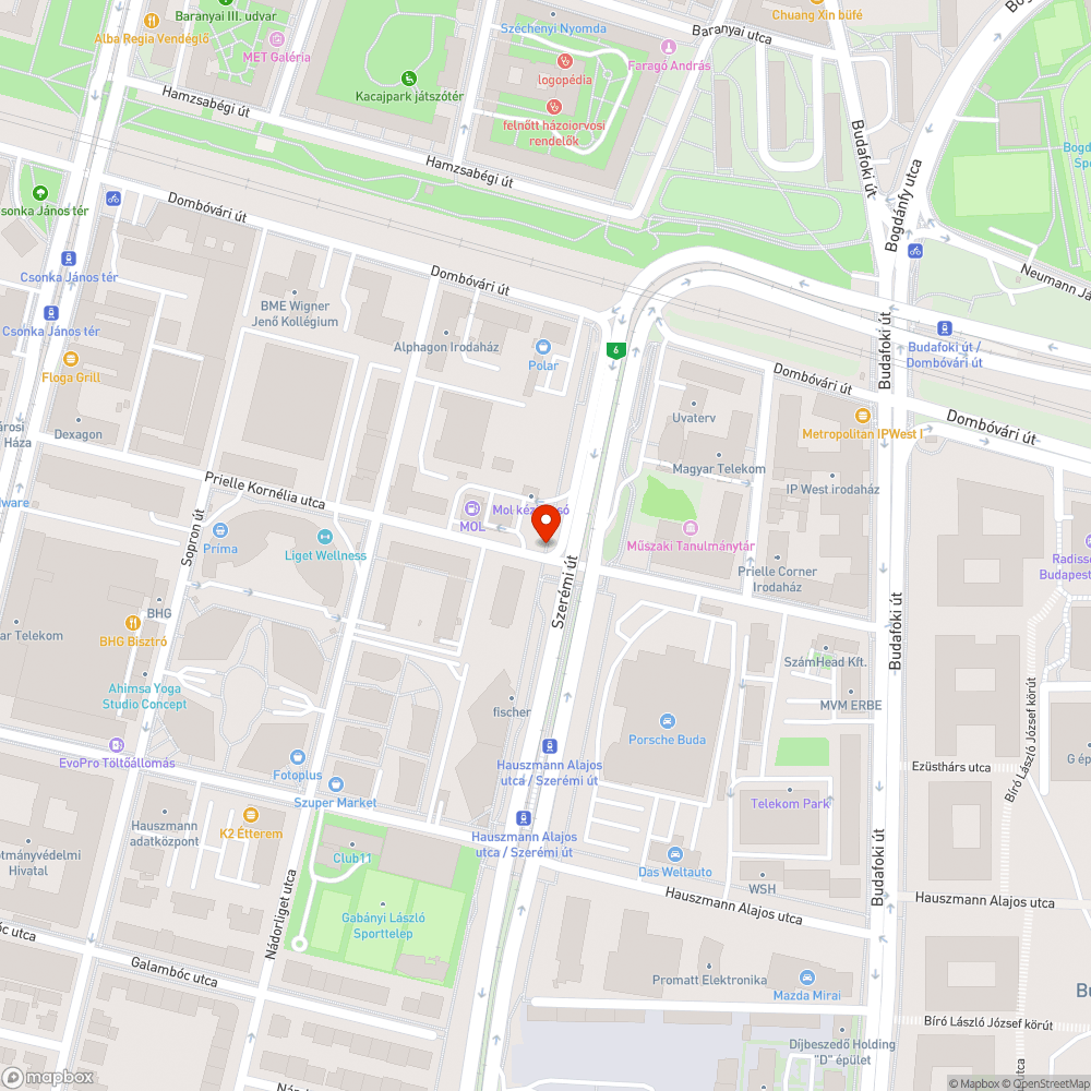 Csúcsidei dugók a Prielle utcában bejelentés helye