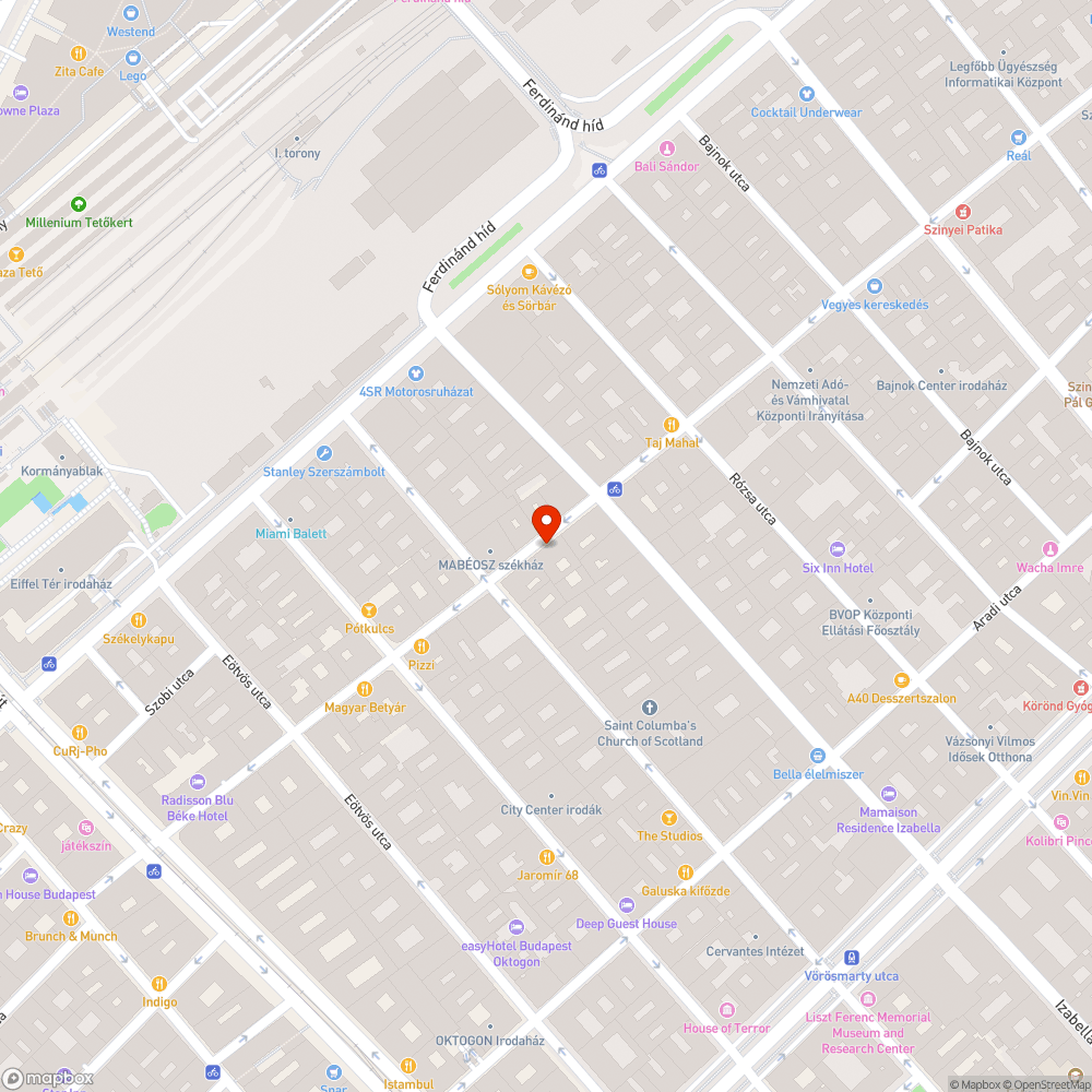 Ferde tábla a Szondi utcában bejelentés helye