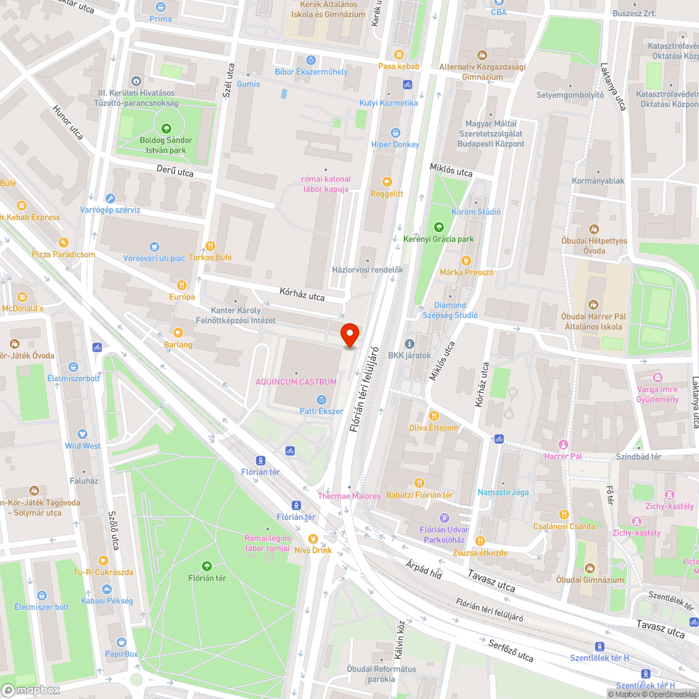 Törött üveg bejelentés helye