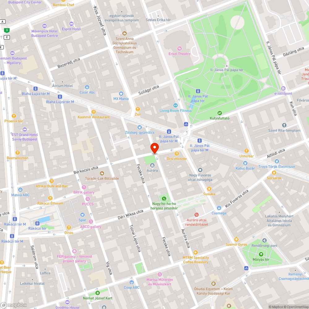 Felismerhetetlen utcanévtábla bejelentés helye