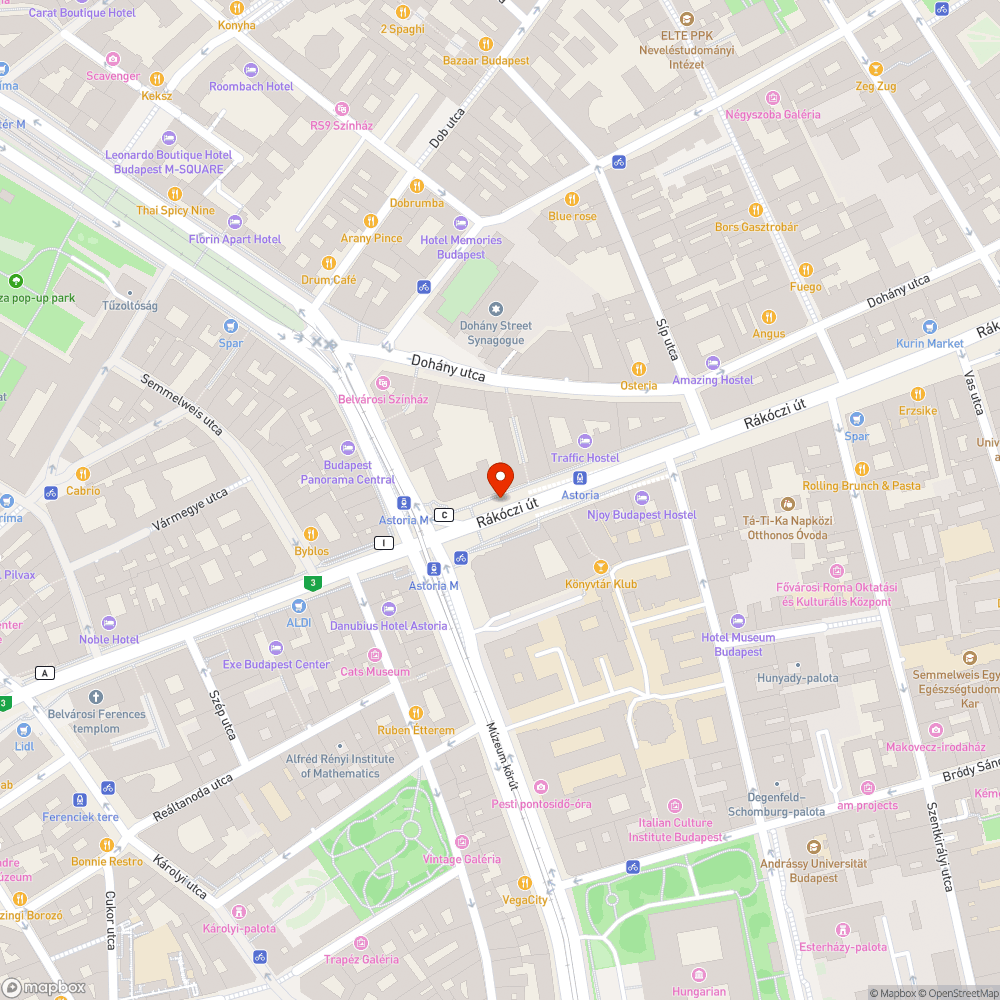 Kopott pad bejelentés helye