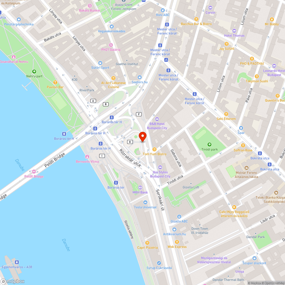 Kiégett lámpa bejelentés helye