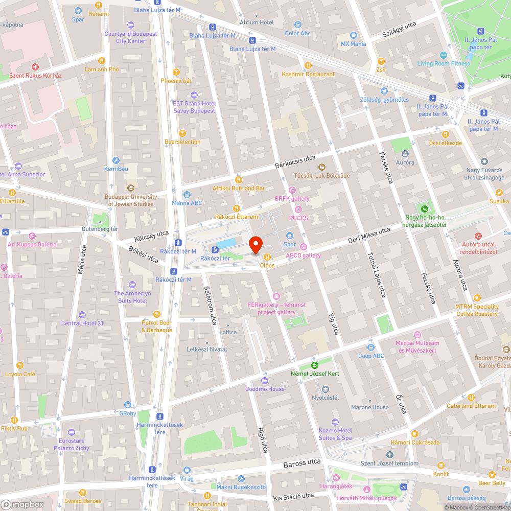 Rongált utcai szemetes bejelentés helye