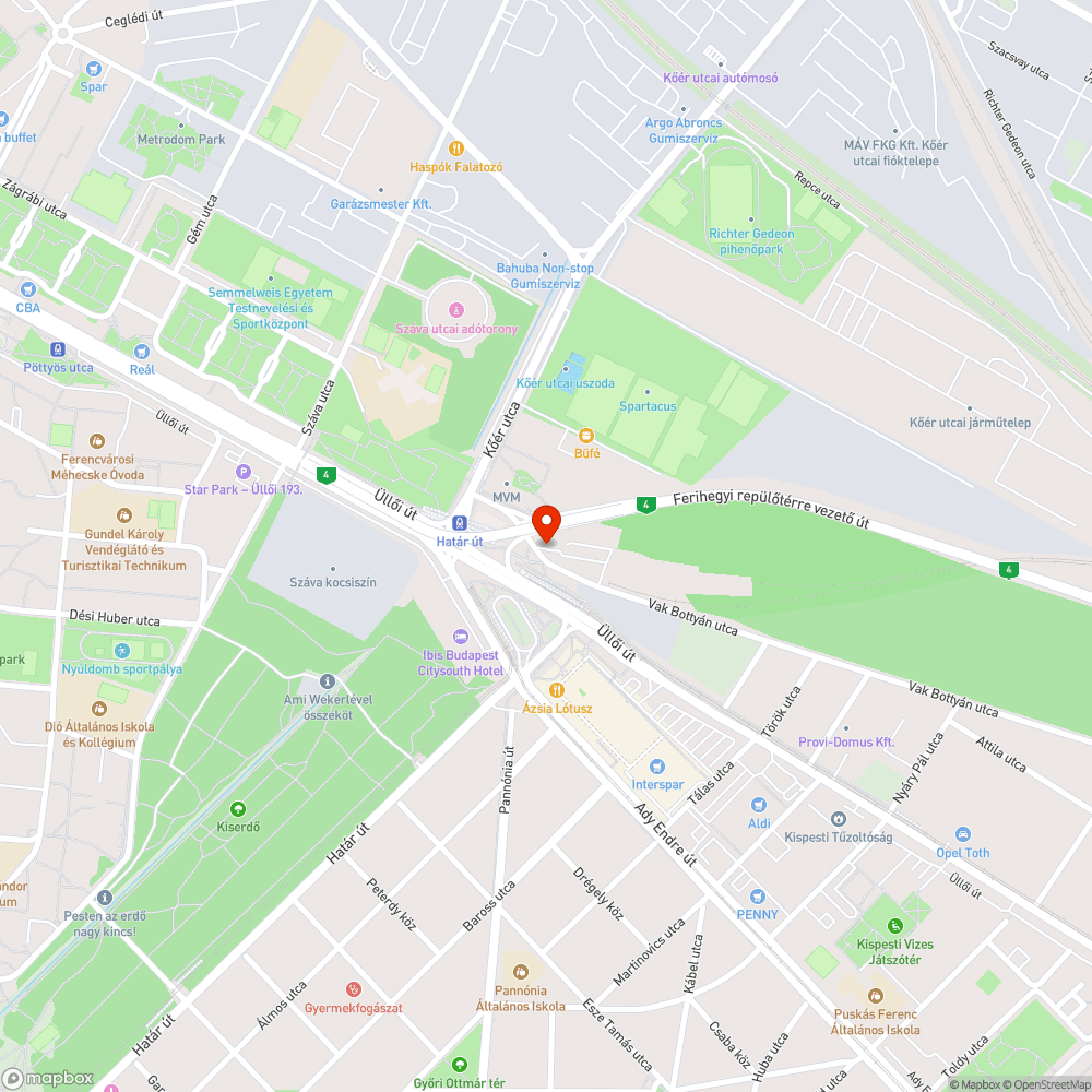 Kerékpárút vége tábla bejelentés helye