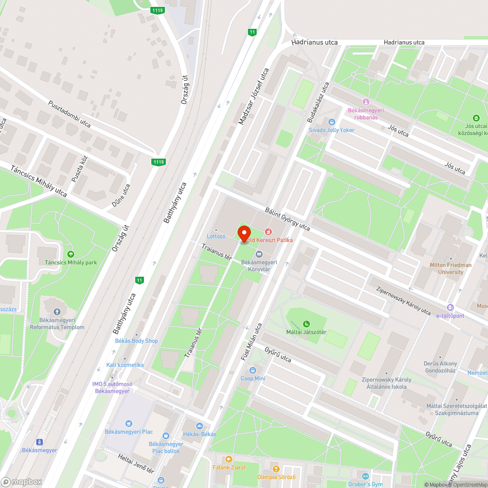 Ivókút romokban bejelentés helye