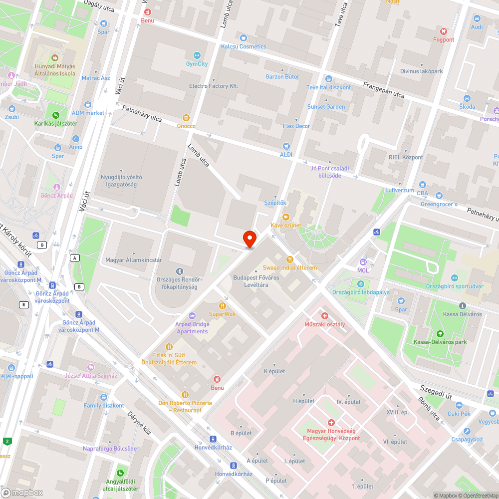 Elfeküdt tábla bejelentés helye