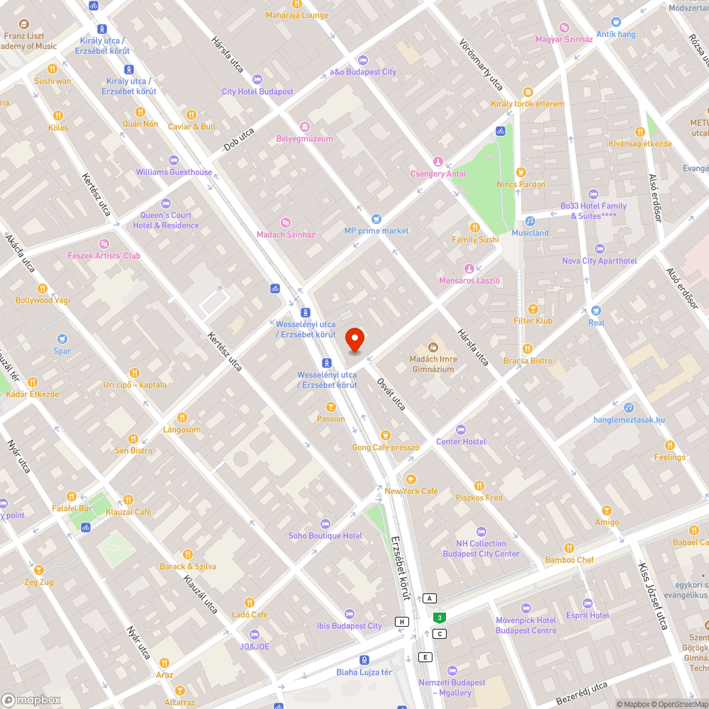 Forgalmi sávban parkolás (ismét) bejelentés helye