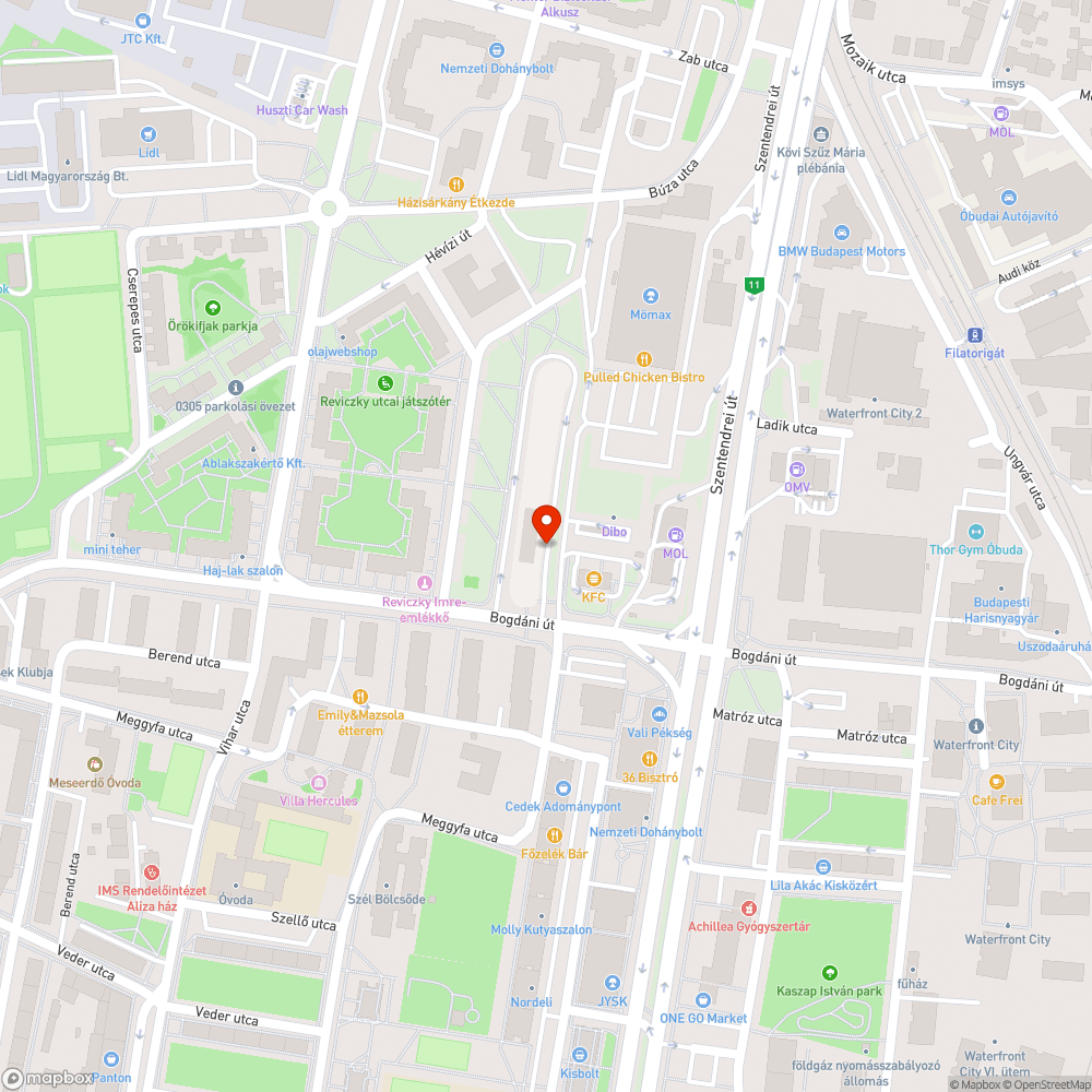 MMM139 bejelentés helye