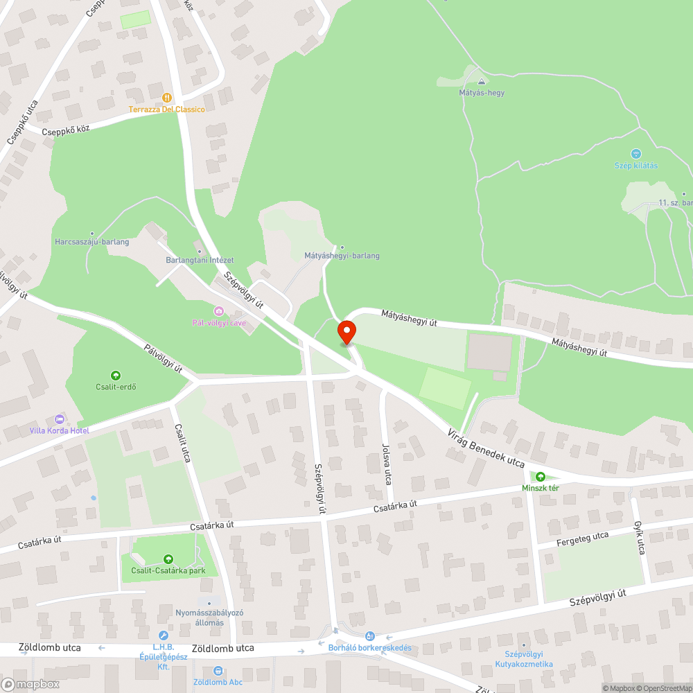 Elhagyott roncsautó a Szépvölgyi úti parkolóban bejelentés helye