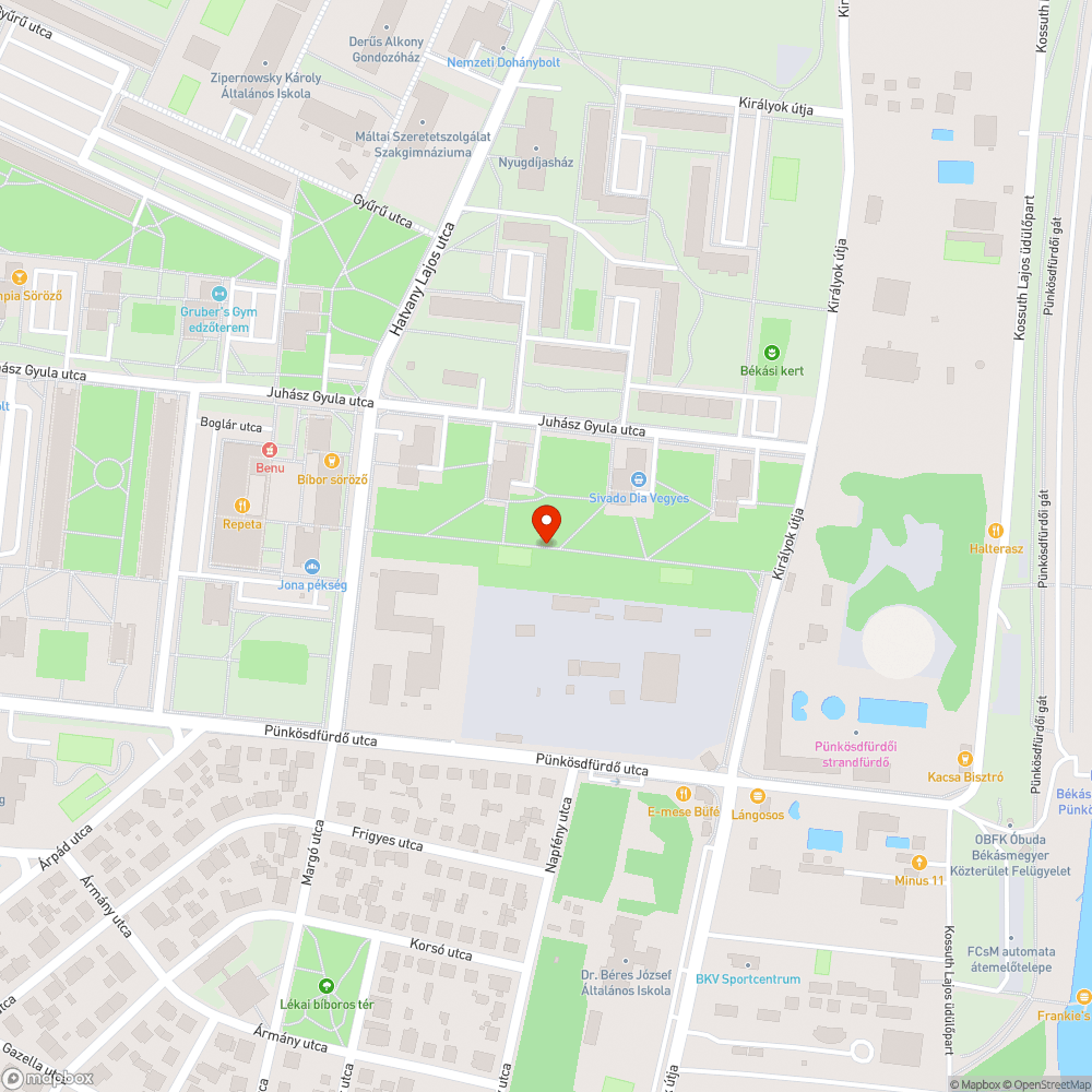 Szétesett bejelentés helye