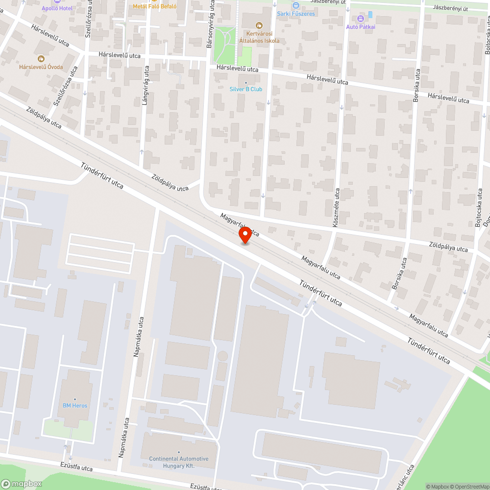 buszmegálló javitás bejelentés helye