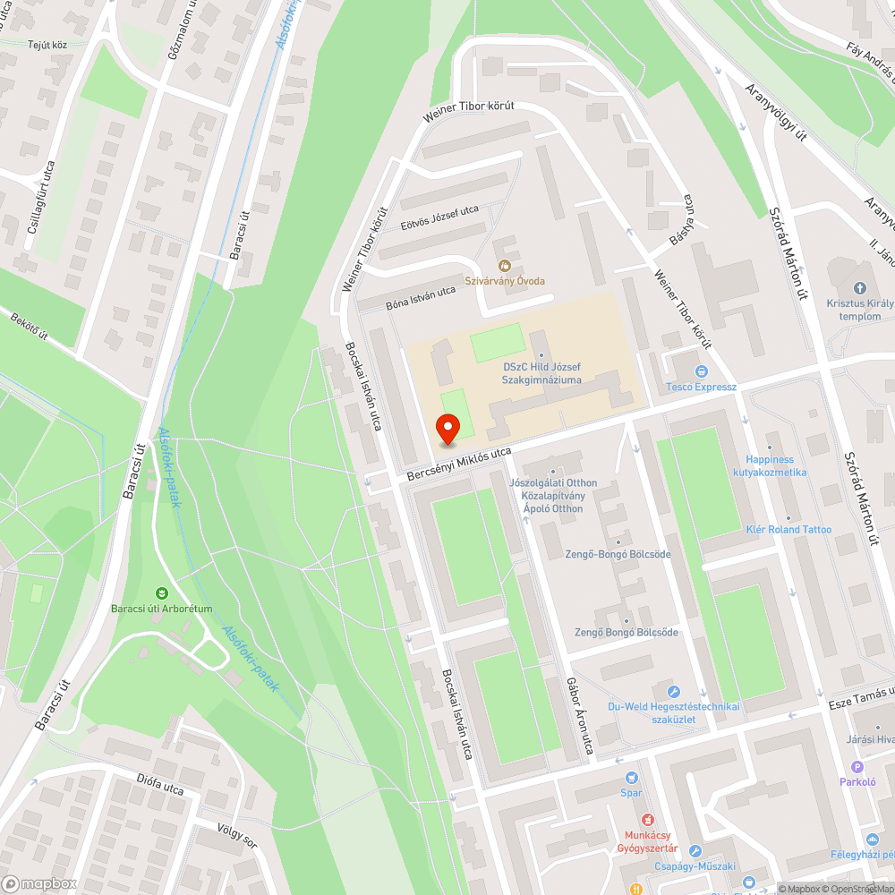 koszos, firkás buszmegálló bejelentés helye