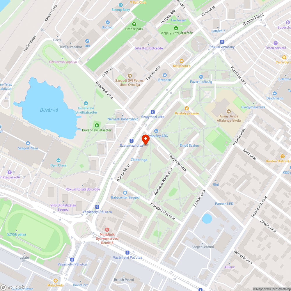 Nyitott berendezés bejelentés helye