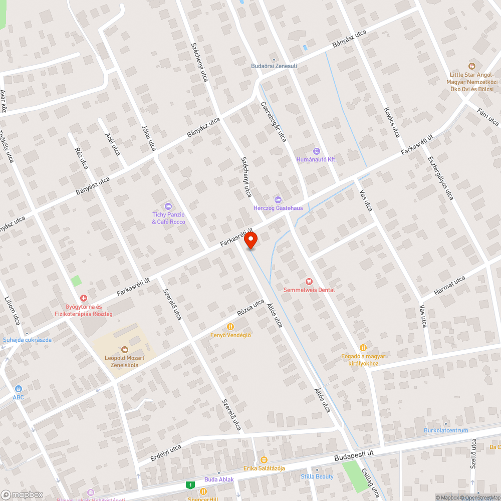 Árok bejelentés helye