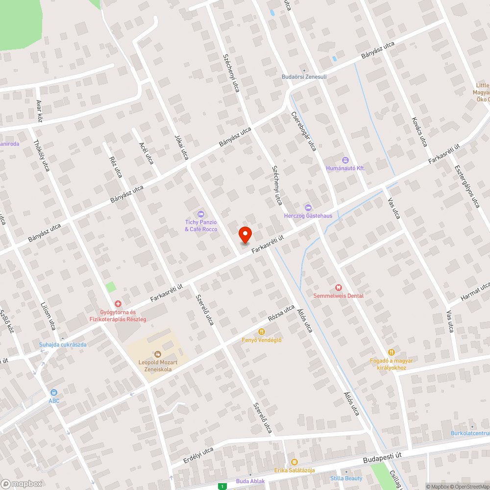 Árok bejelentés helye