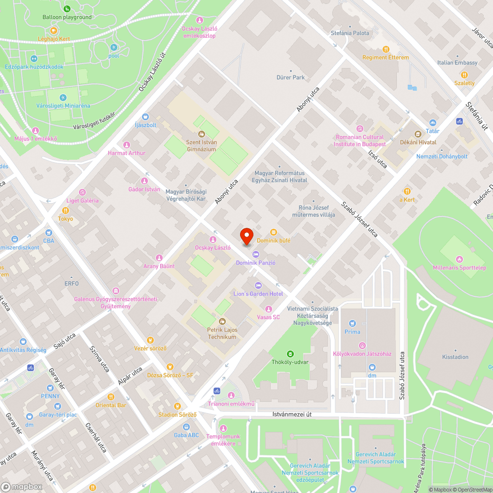 Kidöntött korlát bejelentés helye