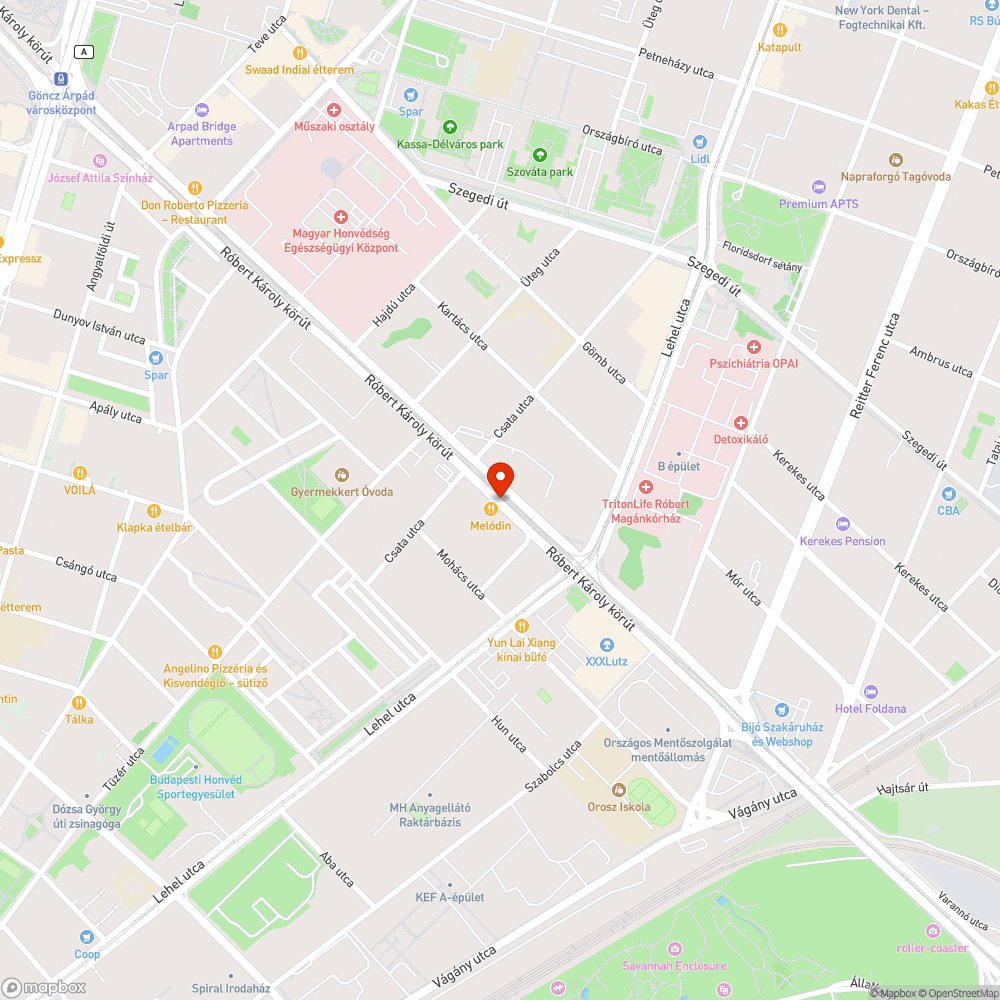 Leesett ajtóka bejelentés helye