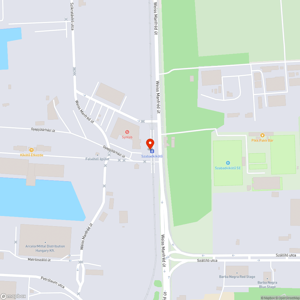 Leszakadt vezetékek a HÉV-megállóban bejelentés helye