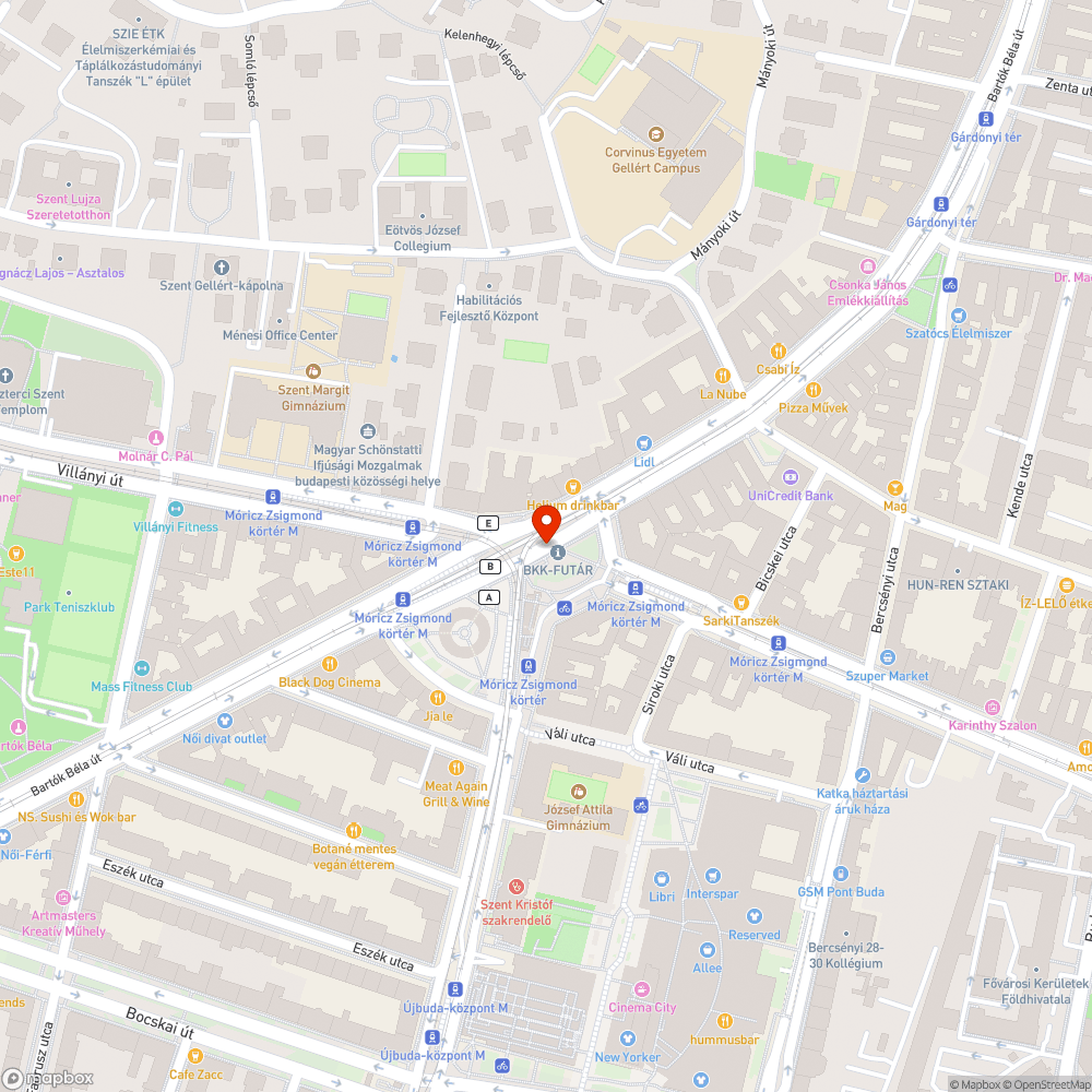 Széteső busz bejelentés helye