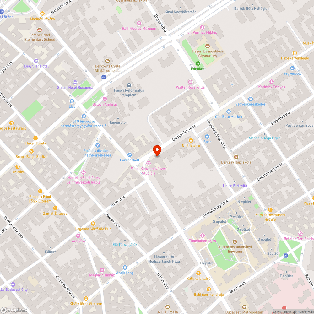 Zebra festés alig látható - kátyú bejelentés helye