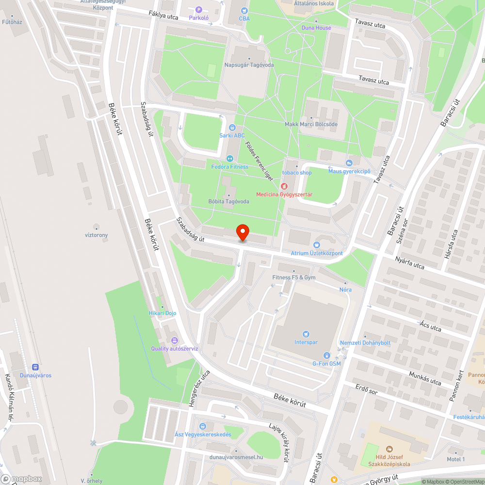 már eldugult bejelentés helye