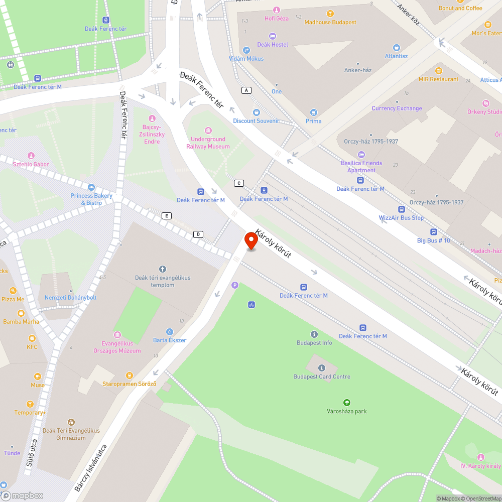 Eltört bejelentés helye