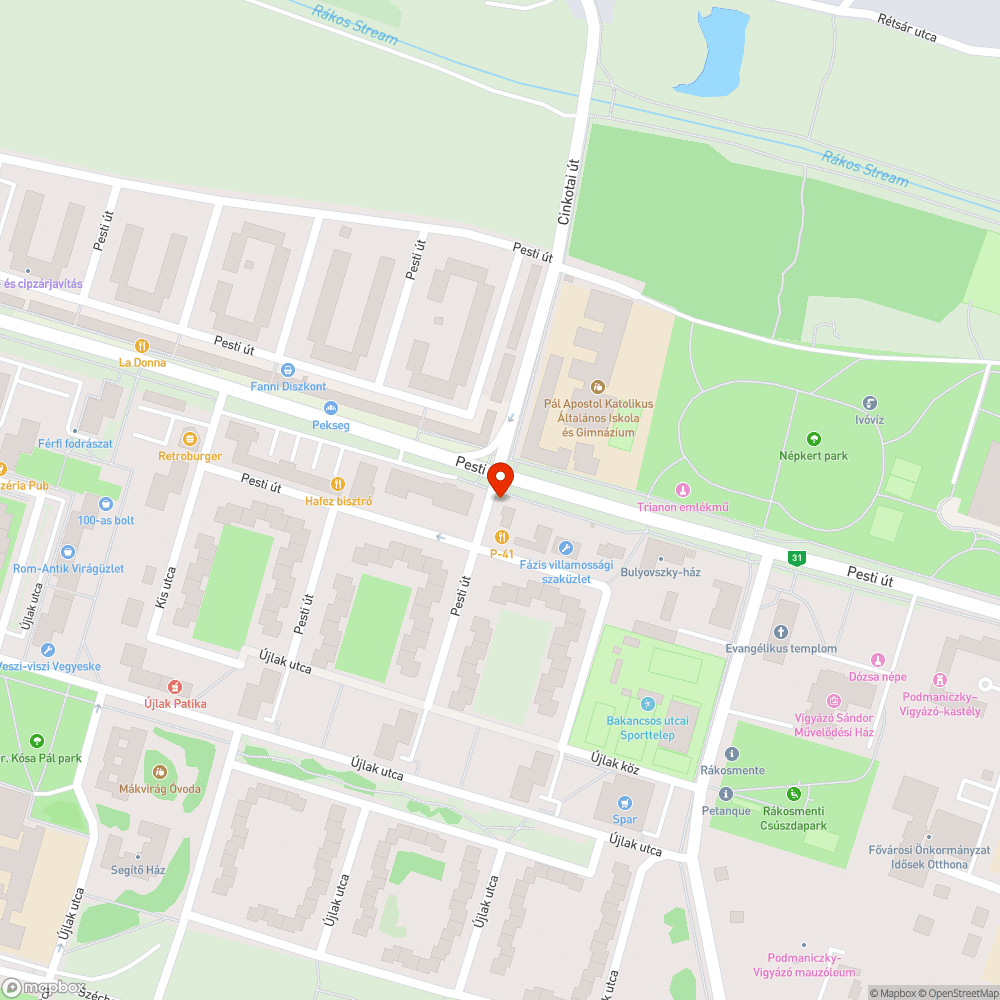 Ablakok bejelentés helye