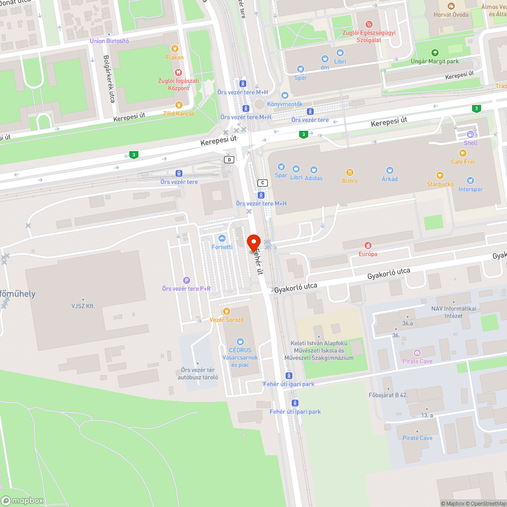 Botlató bejelentés helye