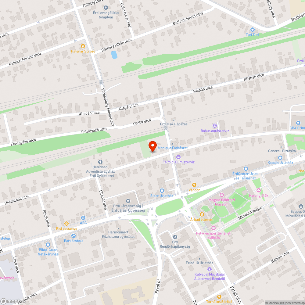 Alámosódott és beszakadt az út bejelentés helye