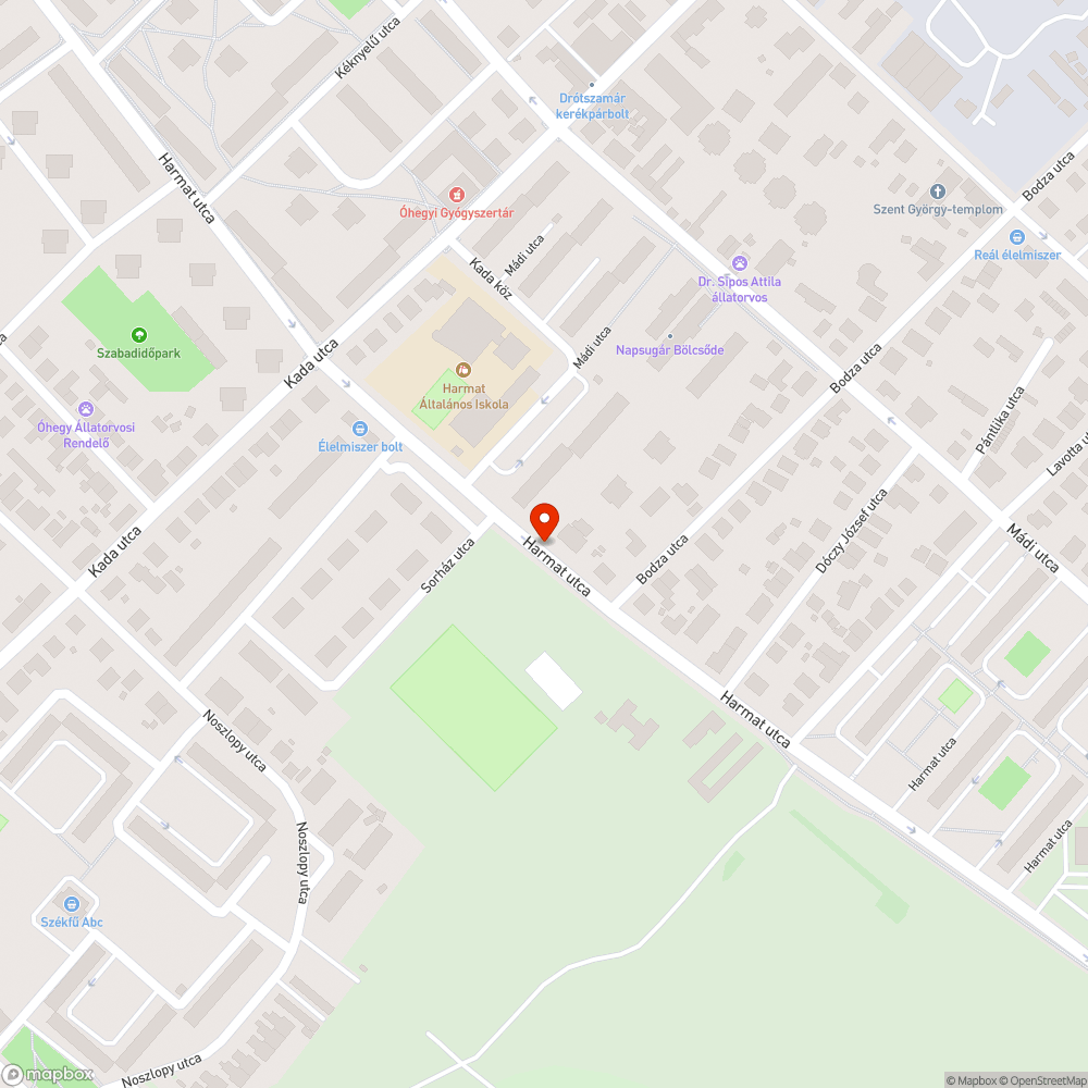 Harmat utca út állapota bejelentés helye