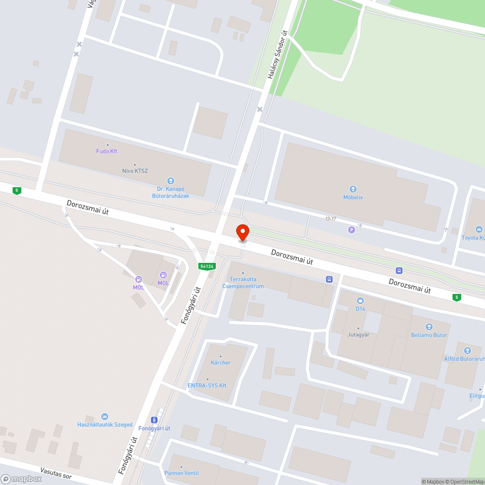 Eltűnt zebra felfestés bejelentés helye