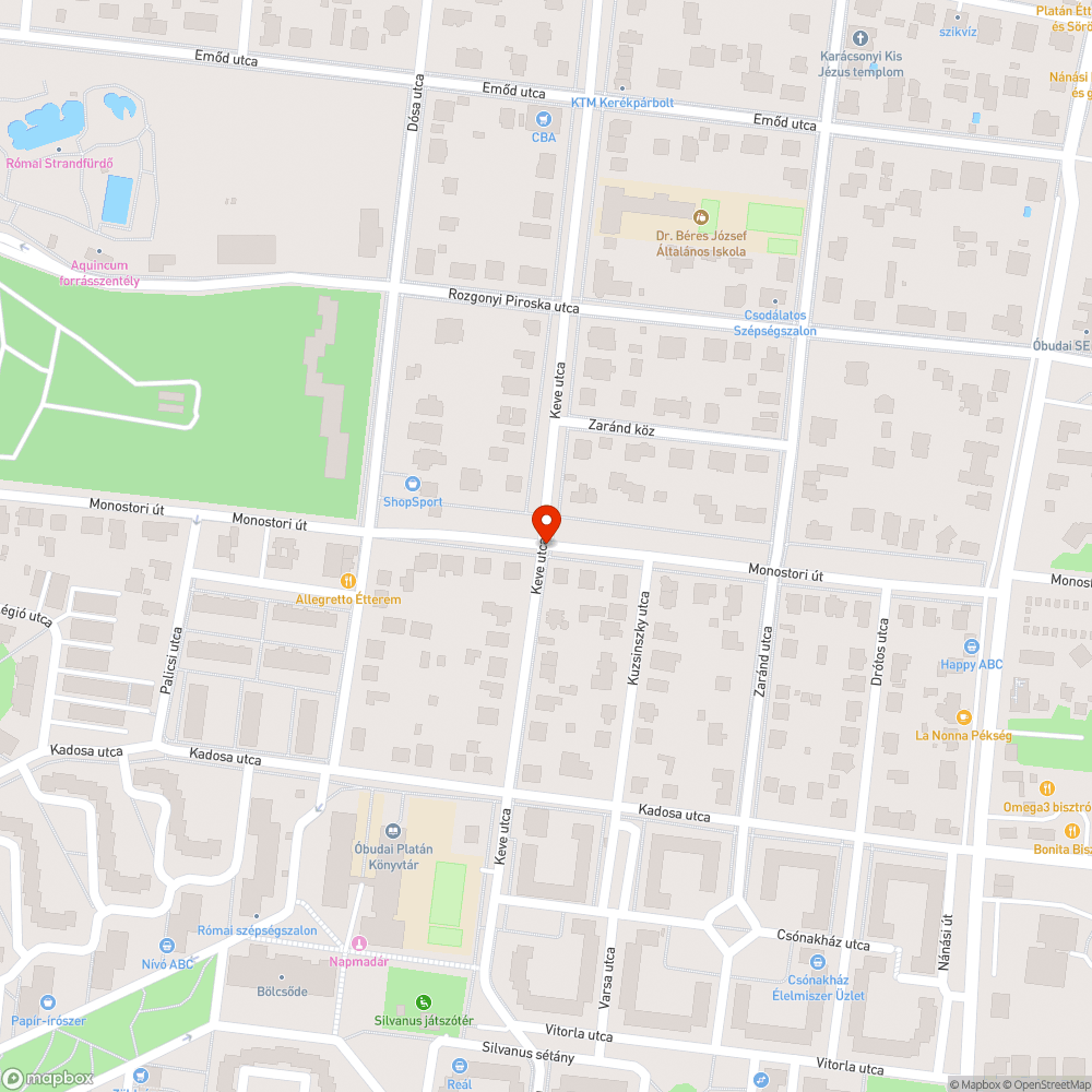 Ottfelejtett aszfalt a Monostori úton bejelentés helye