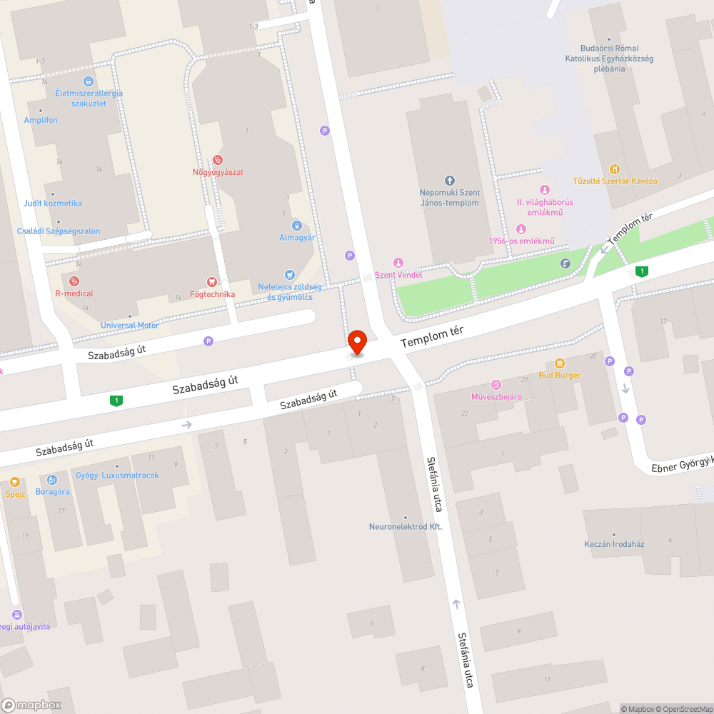 Tábla bejelentés helye