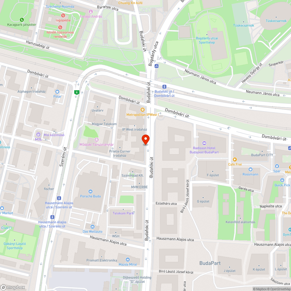 Szemét a fűben bejelentés helye