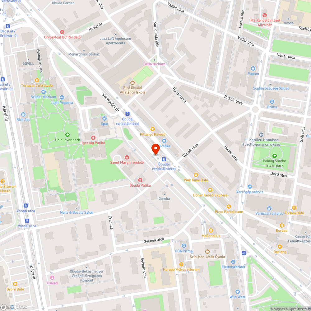 Erősen töredezett útburkolat bejelentés helye