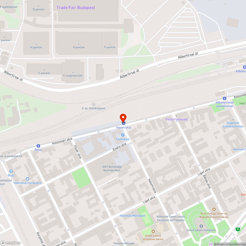 Forgalmi rend változás táblák - Halom utca bejelentés helye