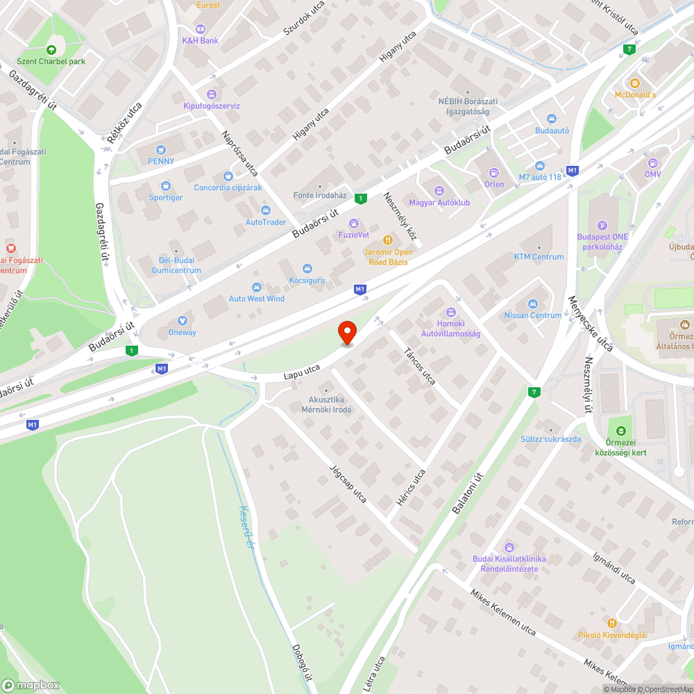 Leszakadt szemetes bejelentés helye