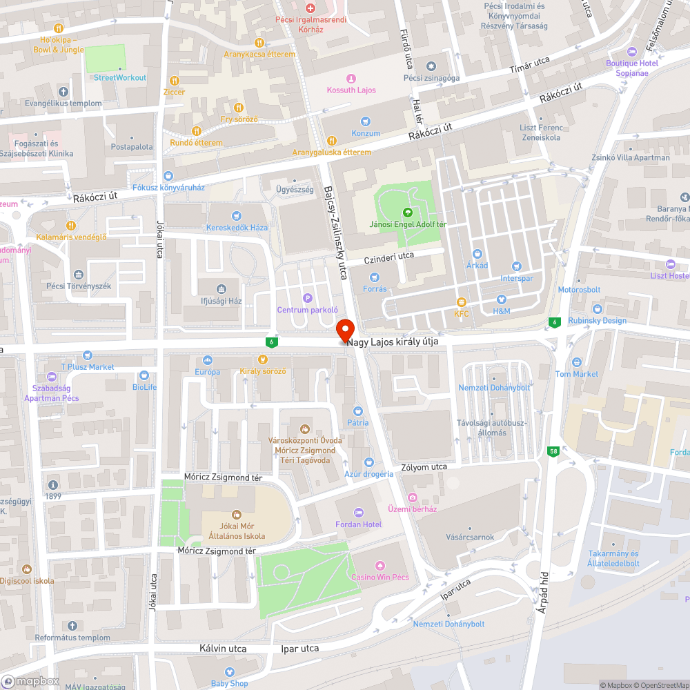 Túl rövid zöldjelzés bejelentés helye