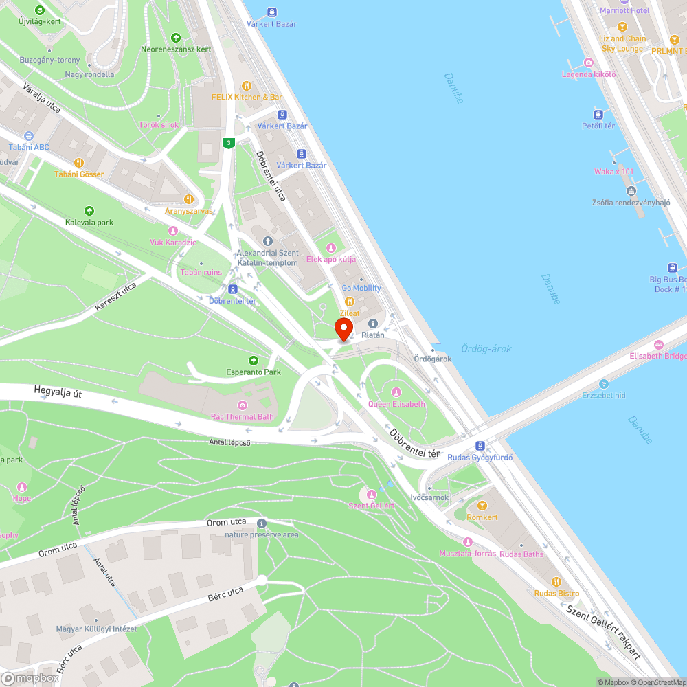 Felesleges oszlop - Döbrentei tér bejelentés helye