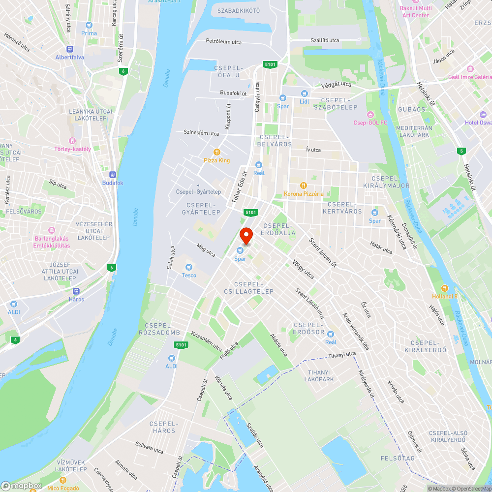 Kátyú - eső esetén nem használható járda bejelentés helye